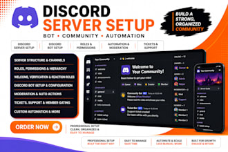 discord server setup discord bot, discord community discord roles and automation