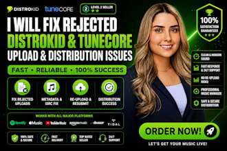 fix music distribution issues manage releases music marketing and music manager