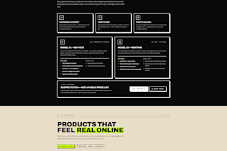 produce a website ensuring clicks and attention