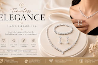design jewelry product catalog, fashion lookbook and booklet for ecommerce store