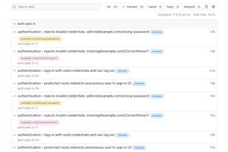 build playwright end to end tests for your website