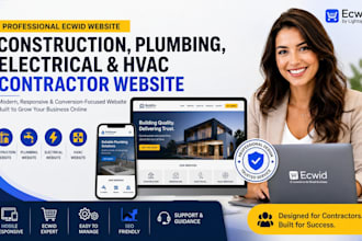 build construction plumbing electrical contractors hvac companies ecwid website
