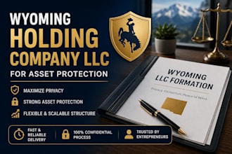 create your wyoming holding company llc for asset protection