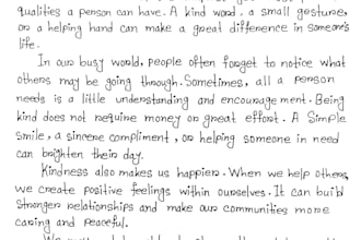 write anything in beautiful and neat handwriting