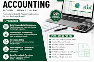 data entry and account manage