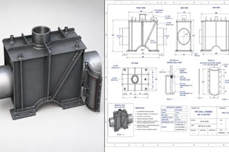 design 2d technical manufacturing drawings engineer 3d cad models with gd and t