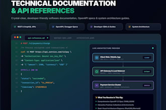 write technical documentation for any code
