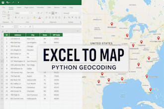 geocode your addresses and map them in gis