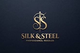 design a professional needles logo for your brand