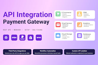 integrate a payment gateway or API