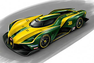 car design and digital painting