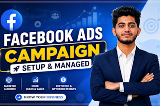setup and manage facebook ads, meta ads and instagram ads for sales