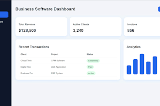 build custom business software and web apps