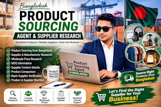 be your product sourcing agent in bangladesh