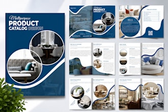 design a promotional product catalog, brochure or sale flyer for your business
