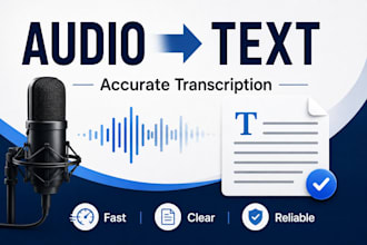 transcribe audio and video to accurate text