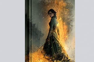 create professional fantasy novel cover and ebook design