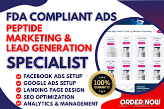 do peptide marketing peptide leads peptide meta ads fda compliant peptide store