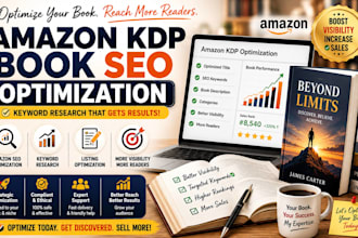 optimize book on amazon book SEO optimization amazon kdp keyword research