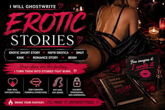ghostwrite erotic short story nsfw erotica smut kink romance story bdsm