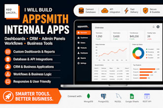 build appsmith internal tools dashboards CRM and business apps