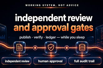 set up ai automation with independent review and approval gates