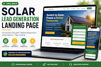 build a high converting solar landing page
