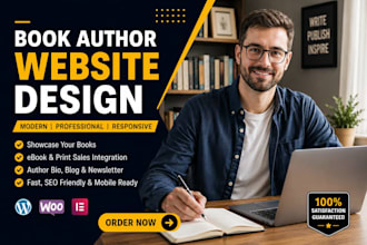 design author website, book author website, and ebook website