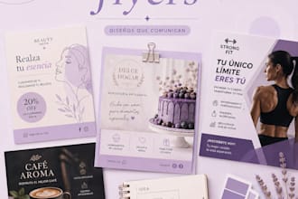flyers digitales y para imprimir en canva
