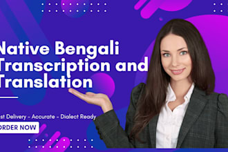 transcribe and translate bengali audio for ai training data