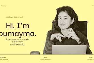 be your virtual assistant for web research and data entry
