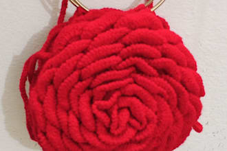 make handmade crochet hair accessories