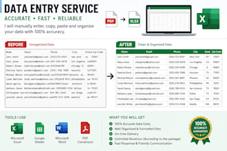 do data entry for 5 dollar