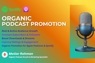 promote your podcast for organic growth