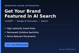 publish guest post for GEO and ai search visibility