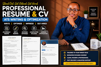 write ats resume, CV, resume optimization linkedin profile optimization