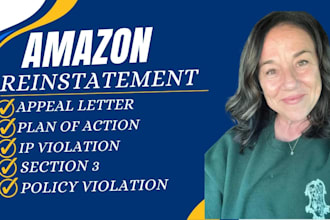 amazon  account reinstatement section 3 suspension amazon appeal poa