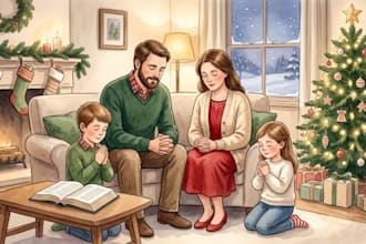 create children christmas story book illustration kids picture book illustration