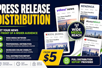 do press release distribution with social media marketing