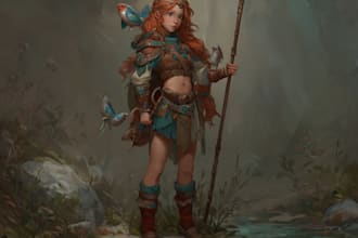 design a character or an illustration