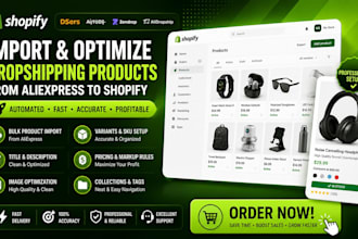 build automated dropshipping shopify store via aliexpress product zendrop autods