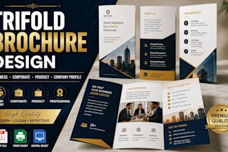trifold brochure design, business brochure, brochure design, trifold brochure
