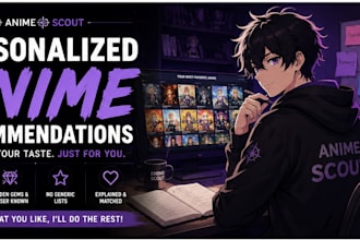 recommend anime based on your personal taste