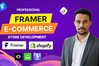 build framer ecommerce store website with shopify