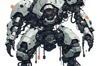 design spectacular robots, cyborgs and mechs