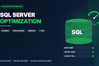 optimize sql server queries and database performance