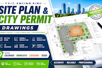 civil engineering site plan city permits drawing in colorado mn louisiana texas