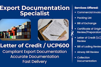 prepare and review your export documentation