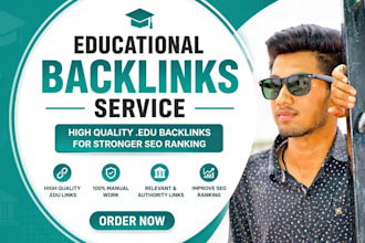 create 100 high da contextual educational backlinks from high authority sites