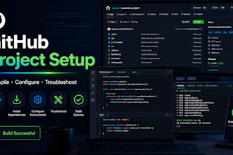 compile and set up github projects